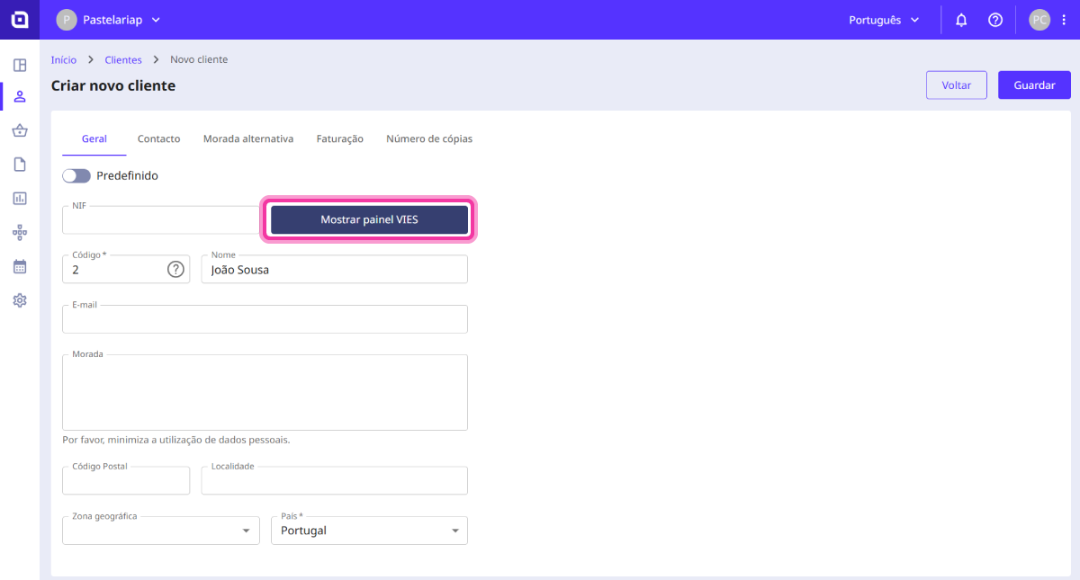 como criar um cliente4