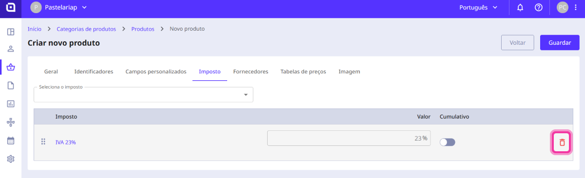 aplicar isenção produtos