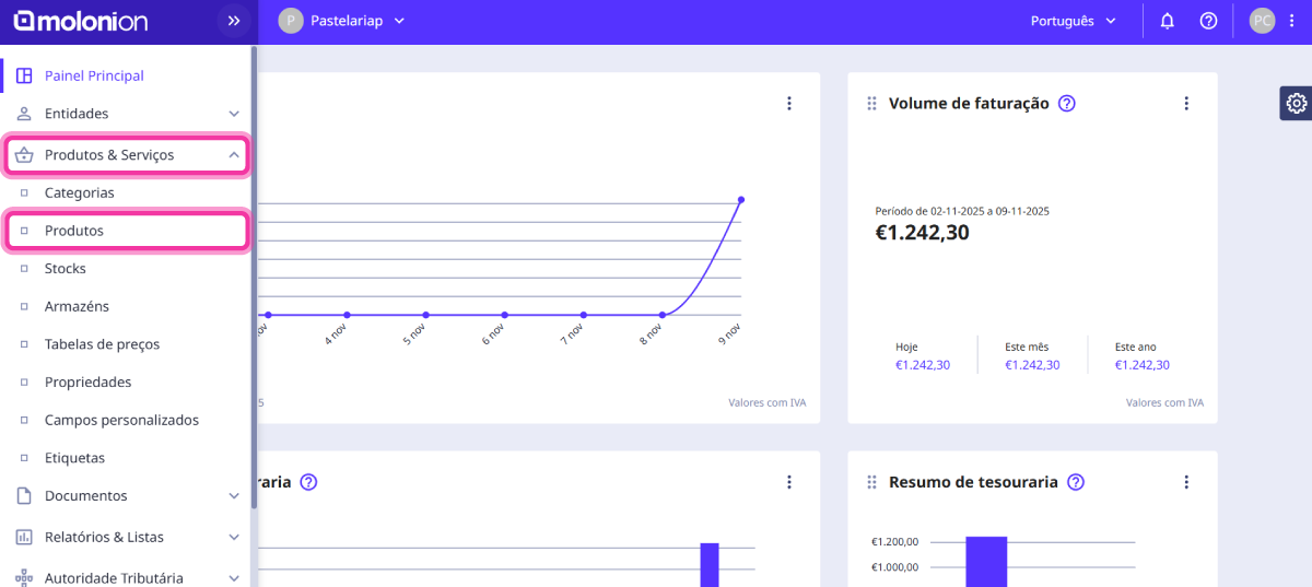 como criar um produto 1