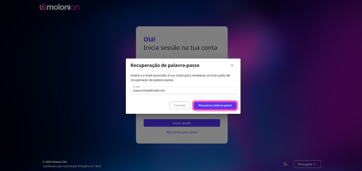 como fazer login 5