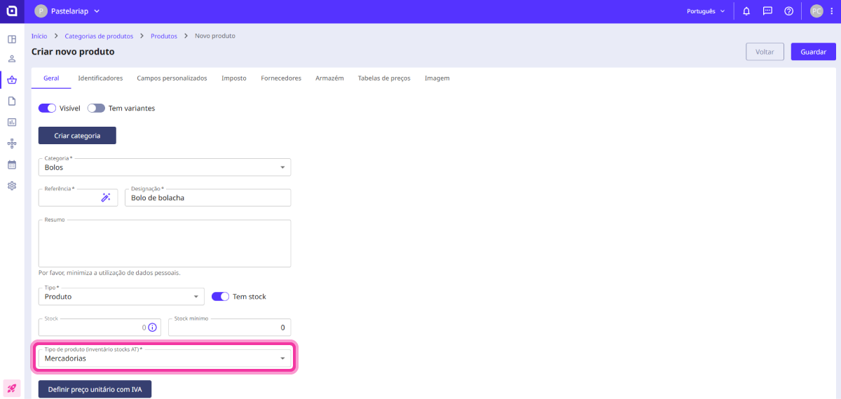 How to add stock movements 3