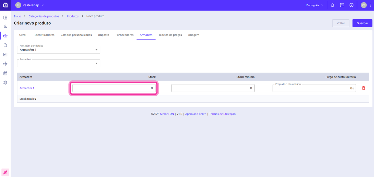 How to add stock movements 6