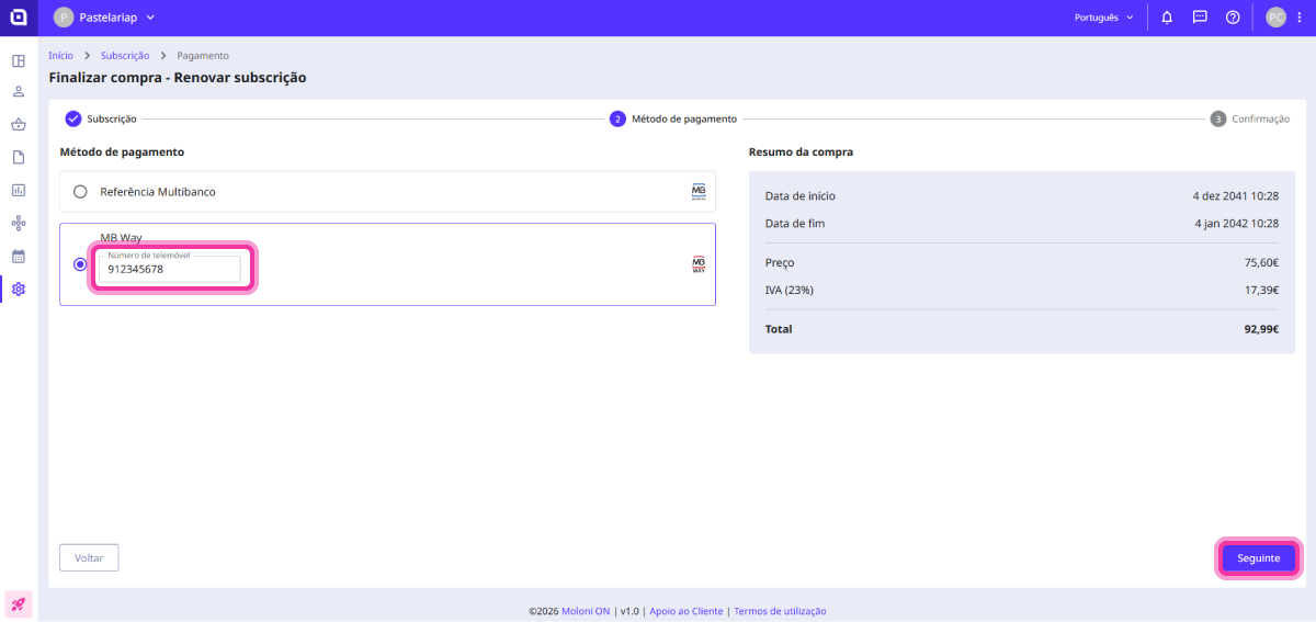 Como subscrever o Moloni ON 9