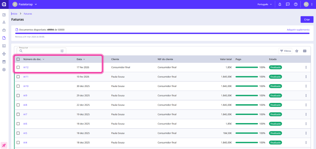 How to issue a document with an earlier date 1