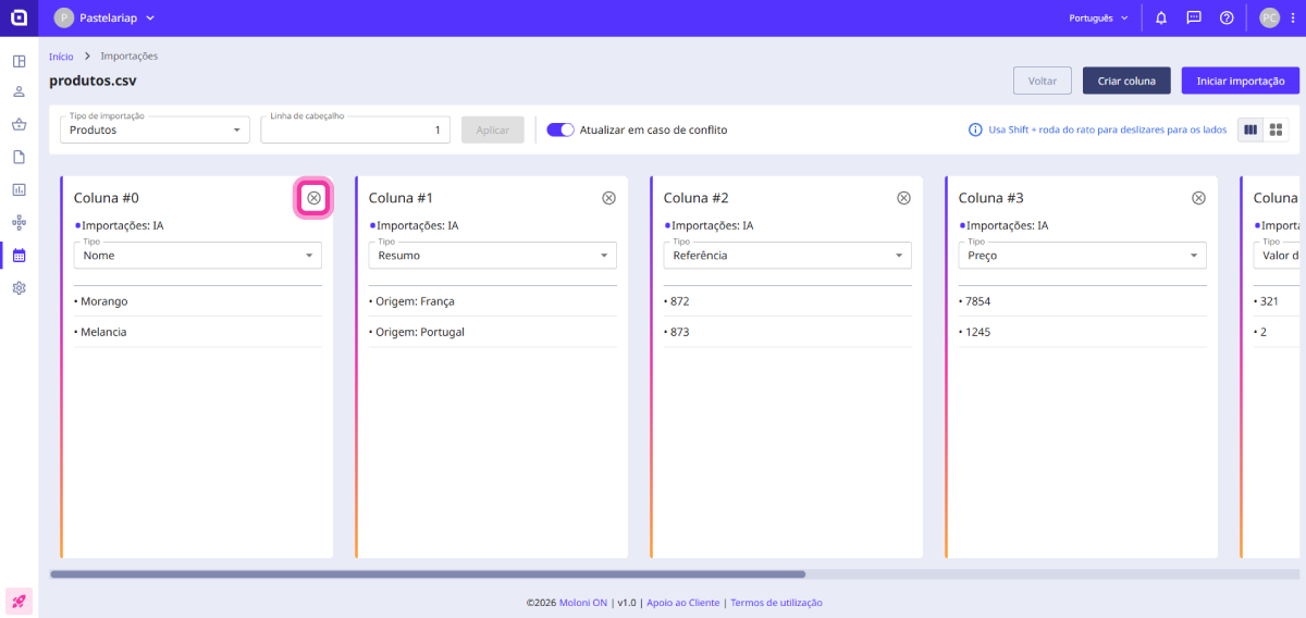 How to import products 9