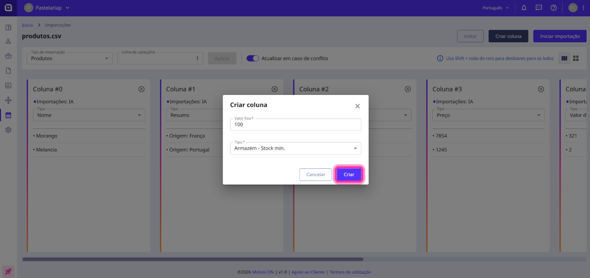 How to import products 11