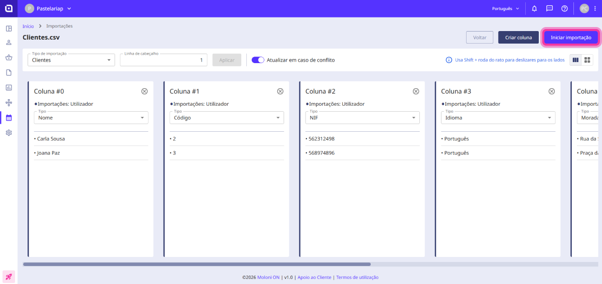 How to import customers or suppliers 11