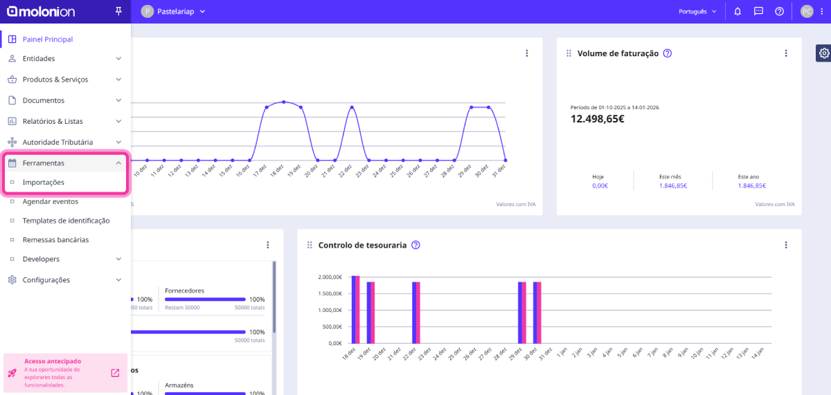 How to import customers or suppliers 1