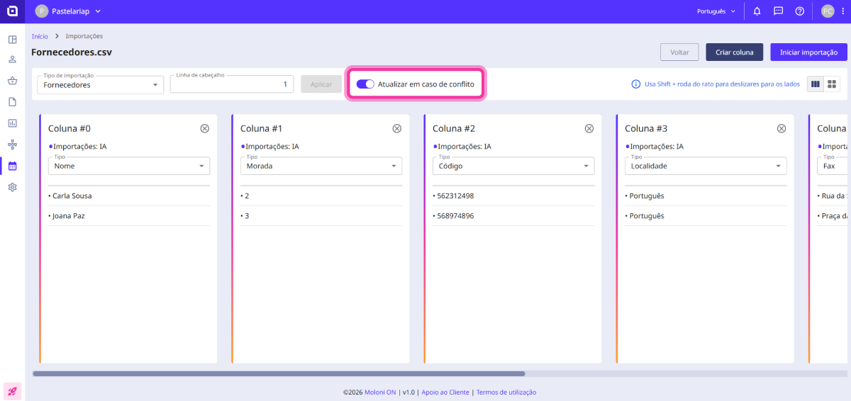 How to import suppliers 6
