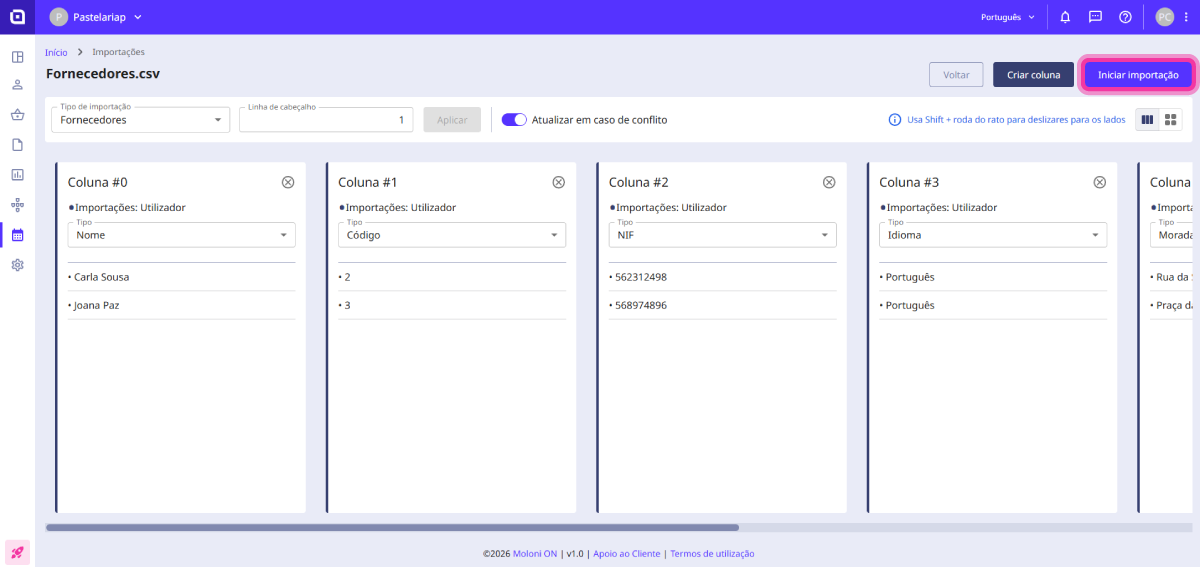 How to import suppliers 11