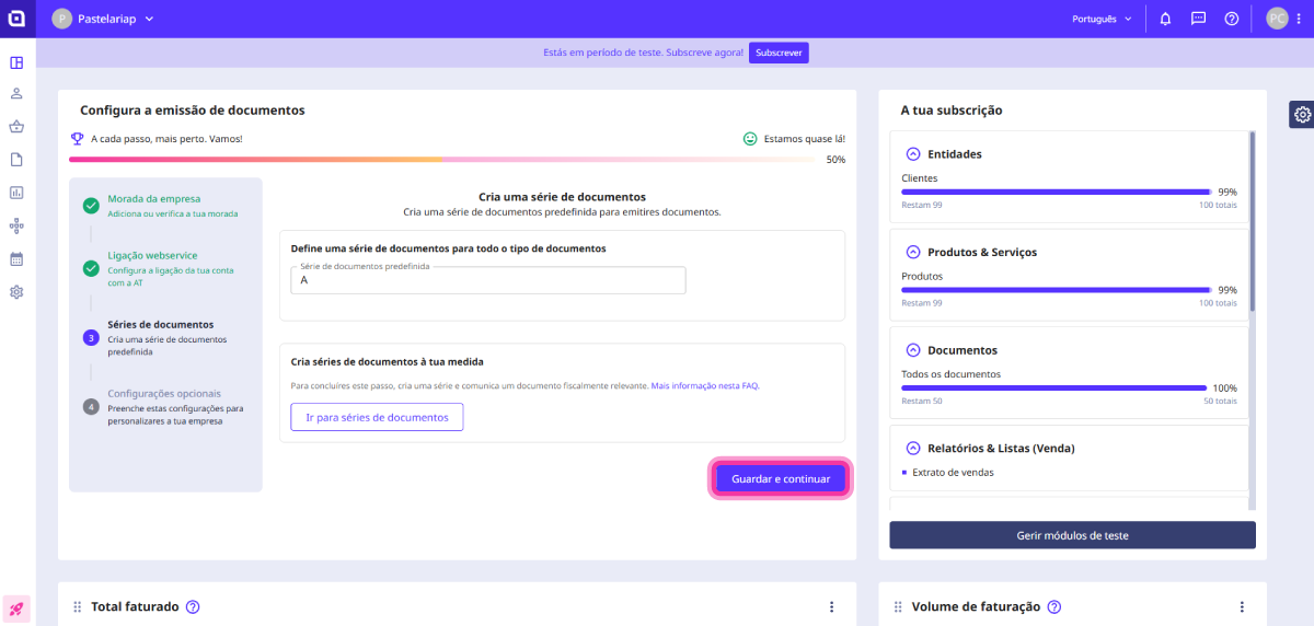 Configuração rápida 6
