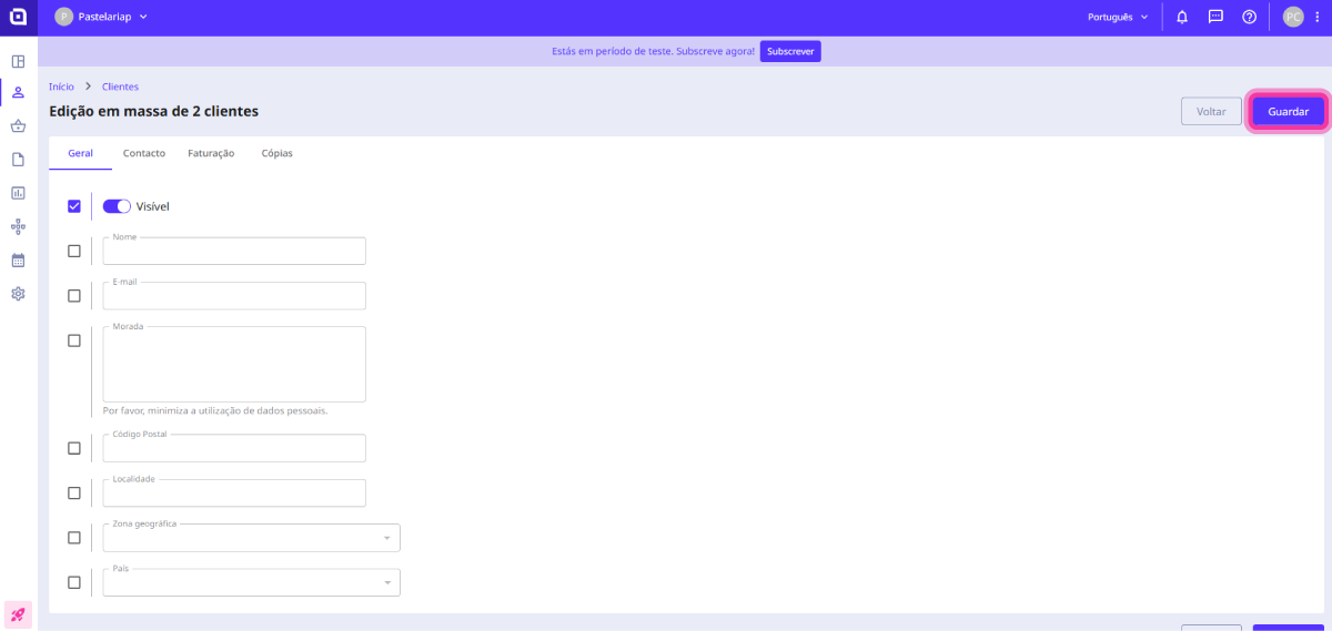 Como importar clientes 18