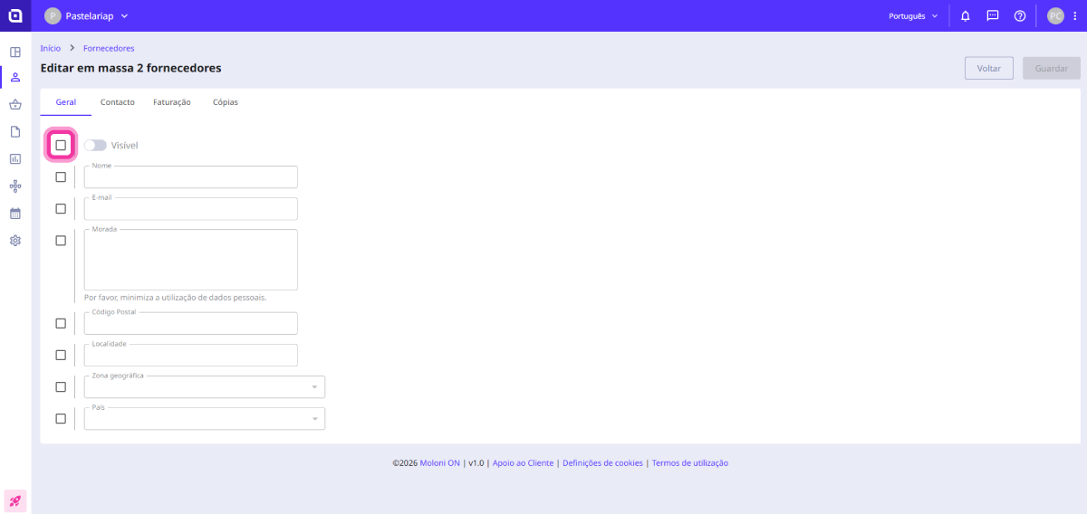 Como importar fornecedores 13