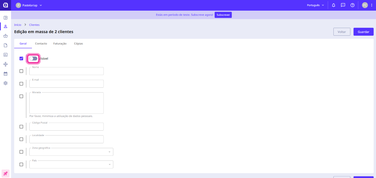 Como importar clientes 16