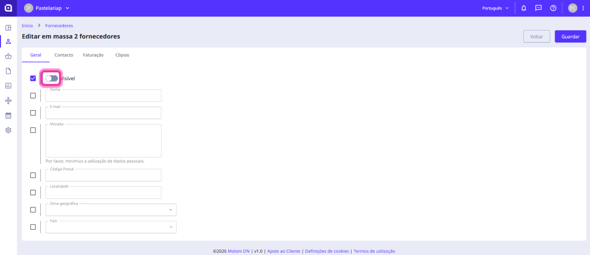 Como importar fornecedores 16