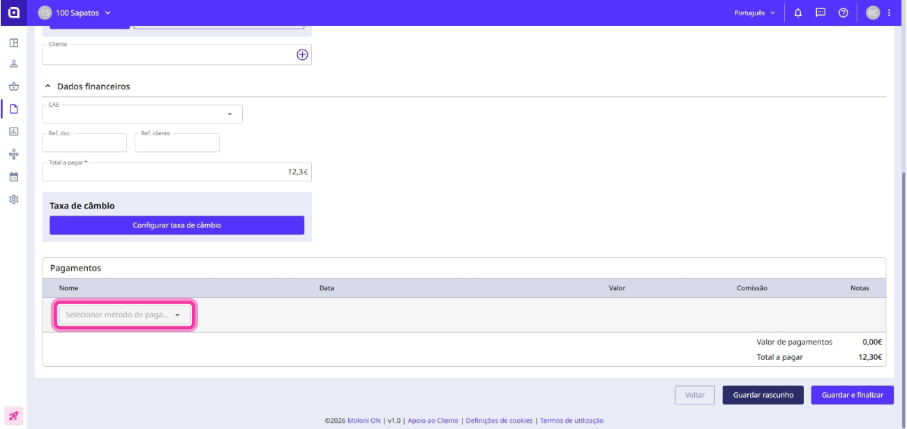 Como converter uma fatura num recibo 7
