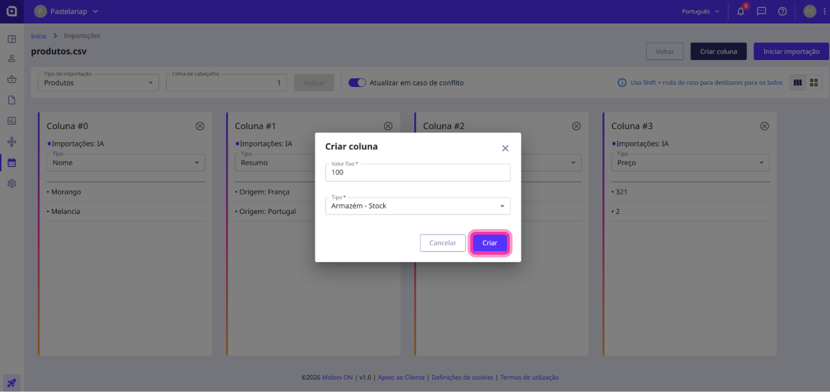 How to import products 9