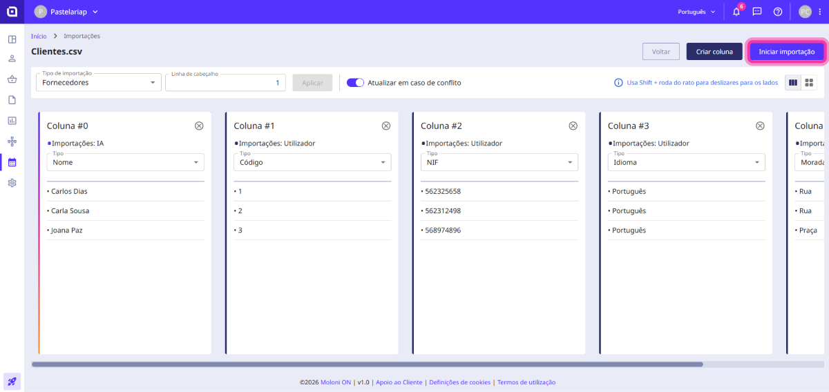How to import suppliers 11