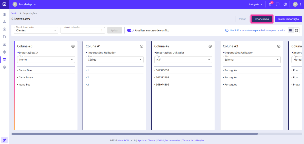 How to import customers 7