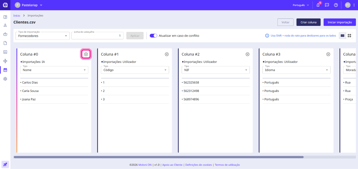 How to import suppliers 10