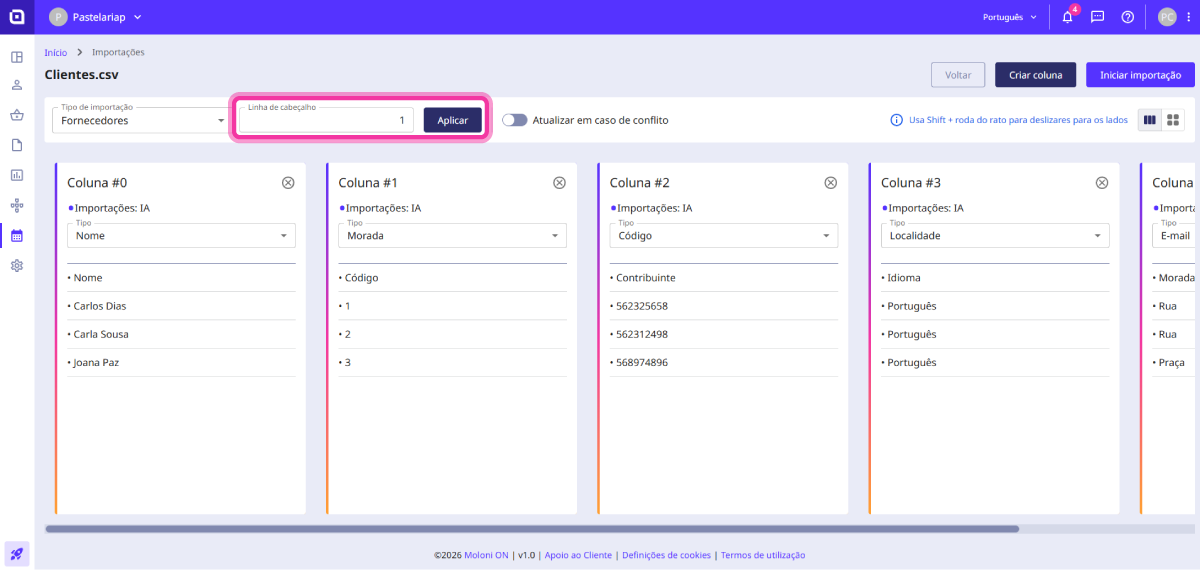 How to import suppliers 5