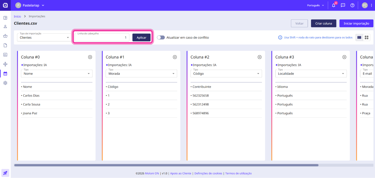 How to import customers 5