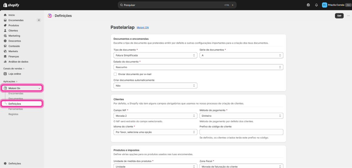 Como ligar a tua loja Shopify 15