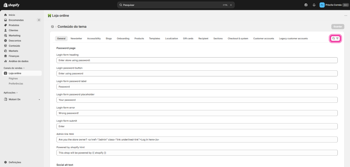 Como configurar o campo contribuinte 8