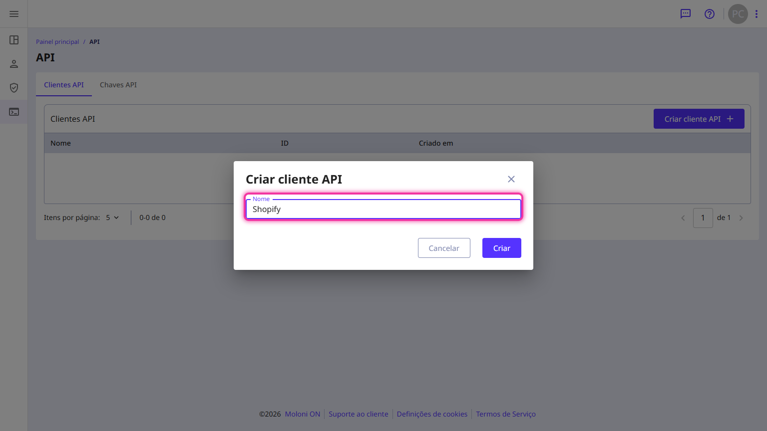 Como ligar a tua loja Shopify 8